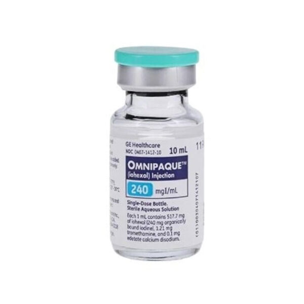 GE OMNIPAQUE 240 10ML VIAL 10/BX