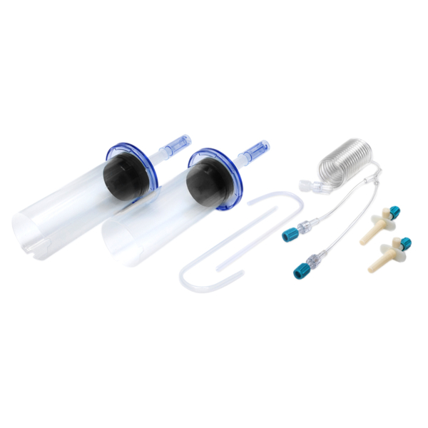 SPECTRAVUE DUAL SYR 200ML 72" TUBE+STRW
