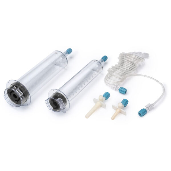 SPECTRAVUE DUAL SYRINGE 65/115ML 96" TUBE