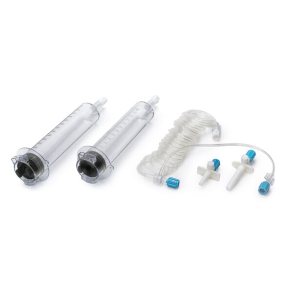 SPECTRAVUE DUAL SYRINGE 65ML 98" TUBING