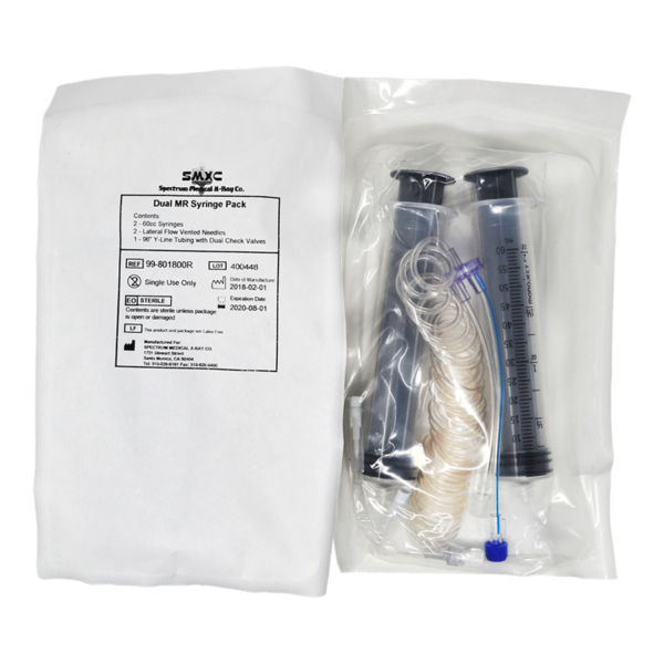 SPECTRAVUE DUAL SYRINGE 96" Y-TUBE 50/BX
