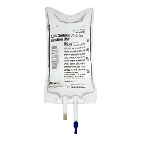 BAXTER SODIUM CHLORIDE 0.9 500ML BAG 24/CS