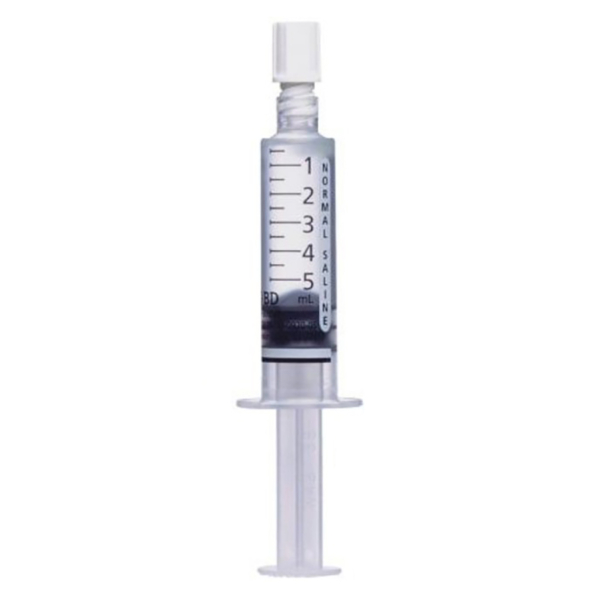 BD SODIUM CHLORIDE 0.9% 5ML PF 120/BX