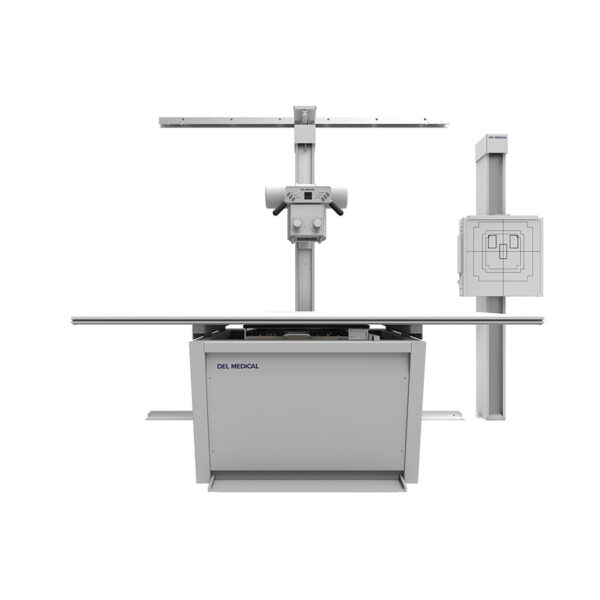 DEL Medical Floor To Wall Tubestand X-Ray System