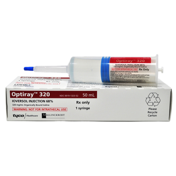 GUERBET OPTIRAY 320 125ML PF 20/BX