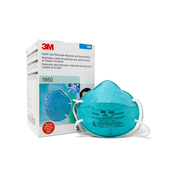3M 1860 NIOSH N95 MASK 20/BX
