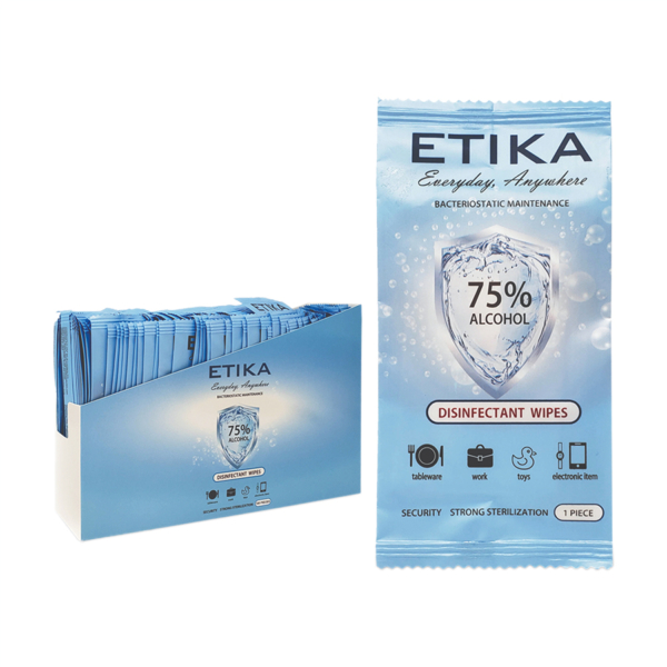 ETIKA 75% SNGL WIPE PACKS 100/