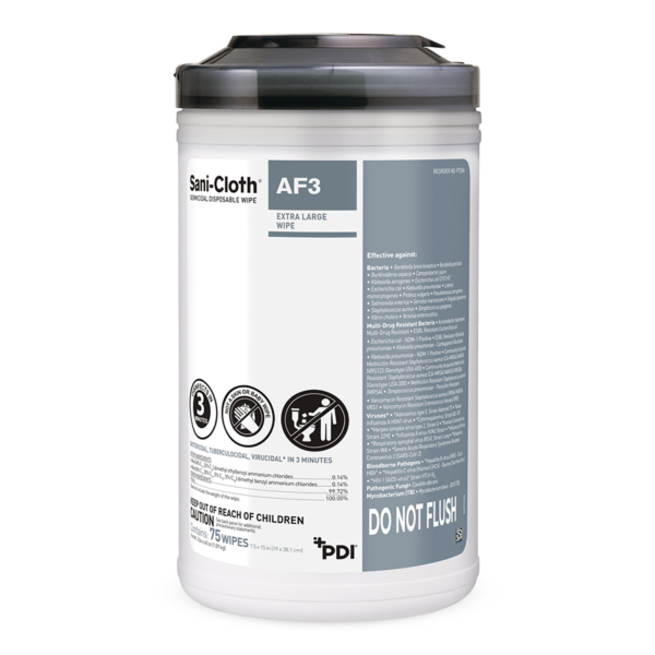 SANI-CLOTH  AF3 SURFACE WIPE XLRG 75/BX