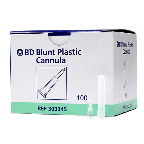 BD BLUNT PLAS. CANNULA 100/BOX