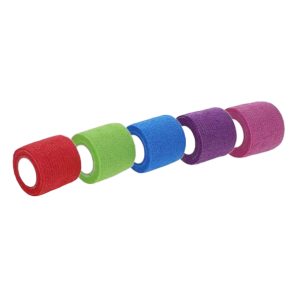 SELF ADHERE BANDAGE 2X5" ASST COLORS 36/BX