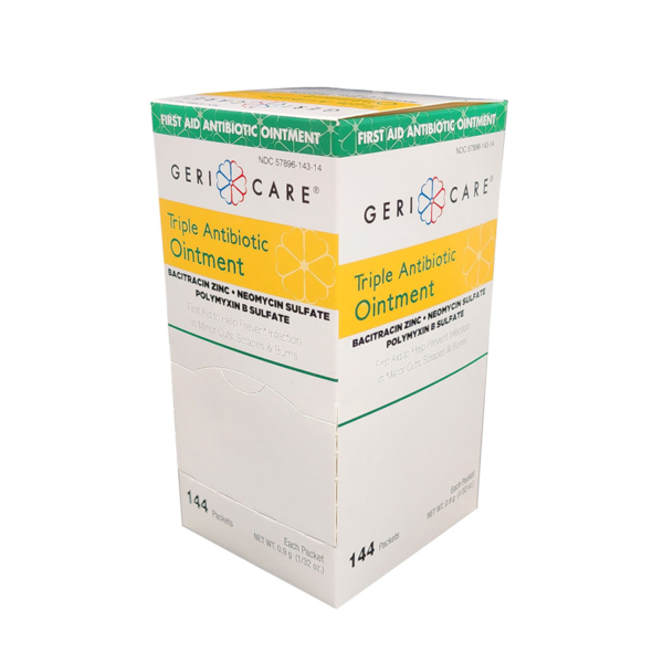 GERI-CARE ANTIBIOTIC OINTMENT 0.9G 144/BX