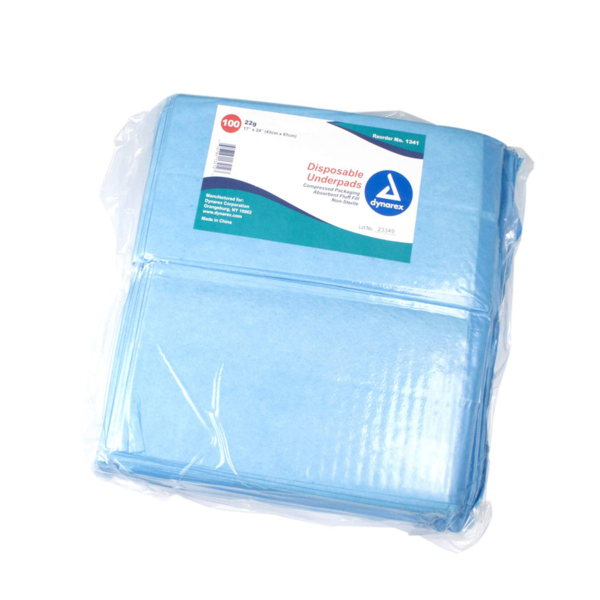 DYNAREX UNDERPAD 17"x24" 300/CS