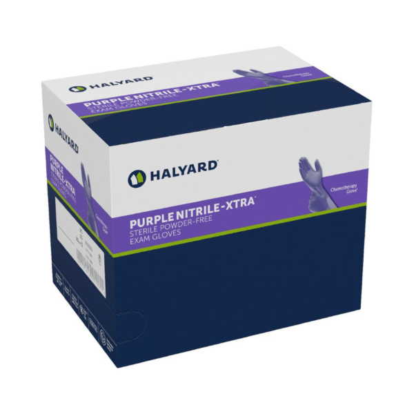 HALYARD EXAM GLOVE NTRL XL PURP 50/BX