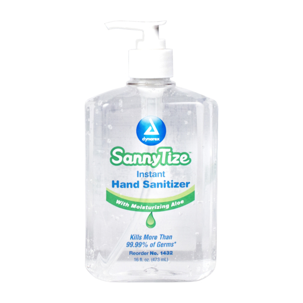 DYNAREX SANNYTIZE HAND SANITIZER 16oz 1/BT