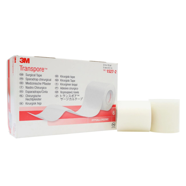 3M MEDICAL TAPE TRANSPORE 2"x10YDS