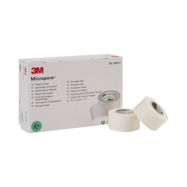 TAPE MICROPORE SURGICAL 1"x10YD 12/BX