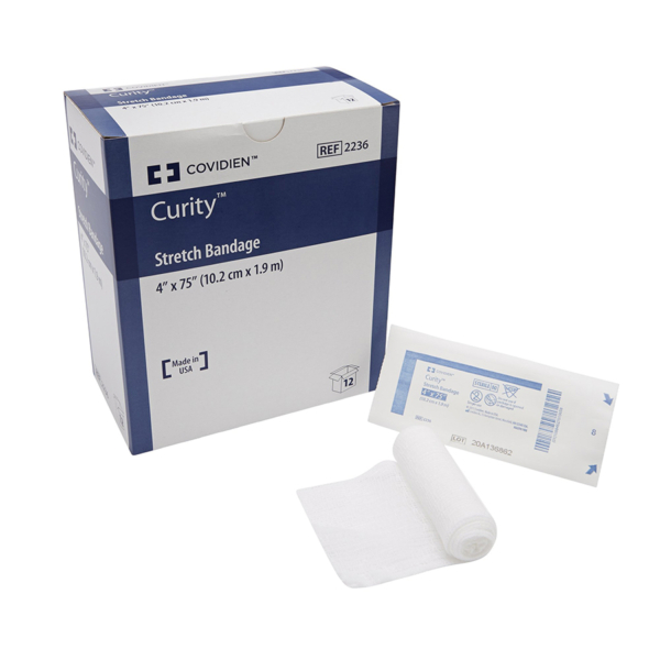 CURITY 2236 BANDAGE GAUZE STRETCH 4X75