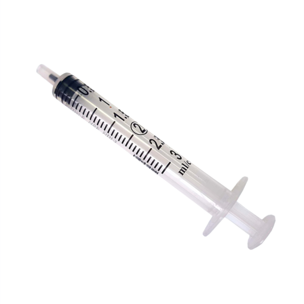 SYRINGE 3CC LUER SLIP CAP 100/