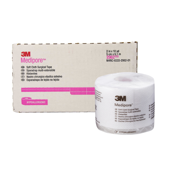 3M TAPE MEDIPORE SOFT CLOTH 2X10YD