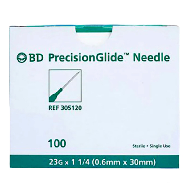 BD NEEDLE 23G X1 1/4 100/BX