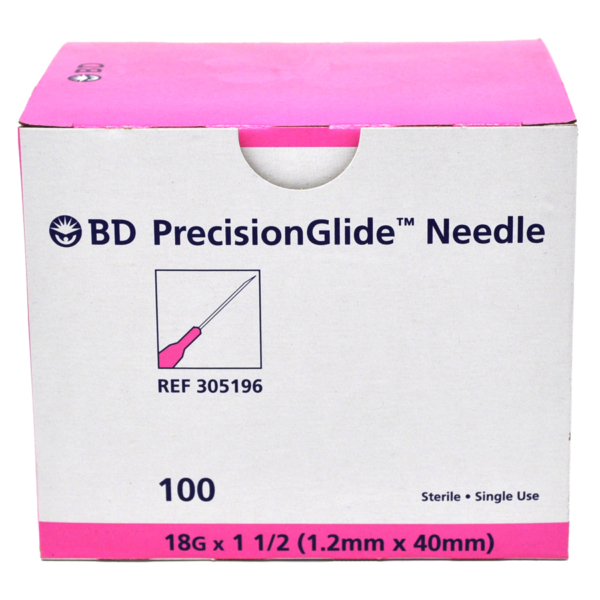BD NEEDLE 18G X1.5