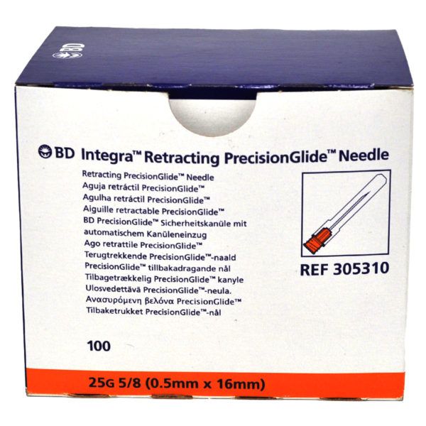 BD NEEDLE  25G X 5/8 RETRACT