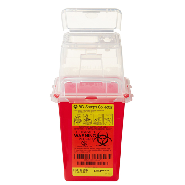 BD SHARPS CONTAINER 1.5QT / .375G