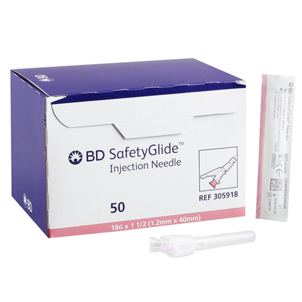 BD NEEDLE  18G W/ SAFETY