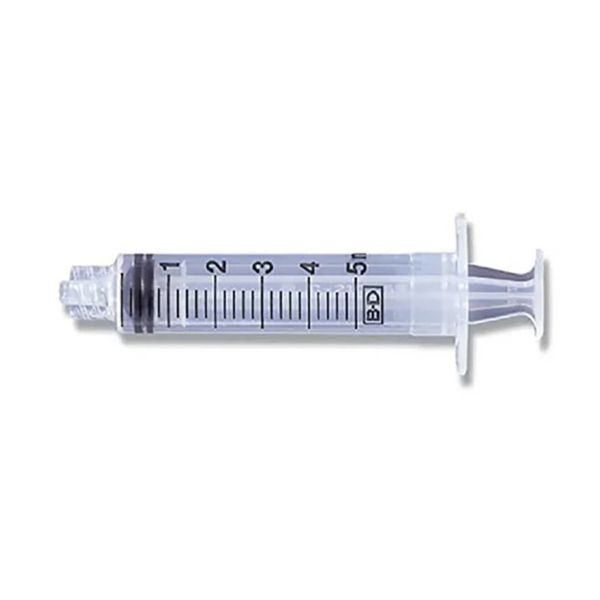 BD 5 ML LUER LOCK TIP WO SAFT