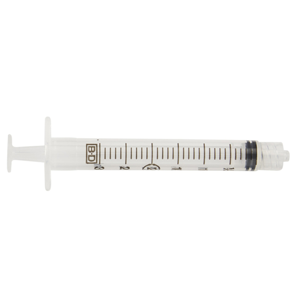 BD 3 ML LUER LOCK TIP WO SAFT