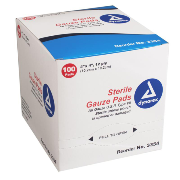GAUZE STERILE 12PLY 4X4 #3354