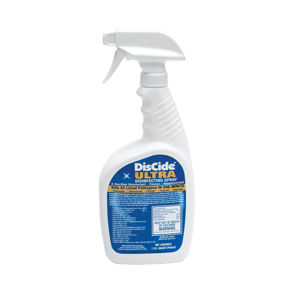 DISCIDE DISINFECTANT QT. SPRAY BOTTLE SGL