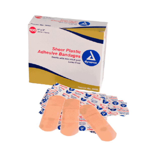 ADHESIVE SHEER BANDAGE 1" x 3" 100/BX