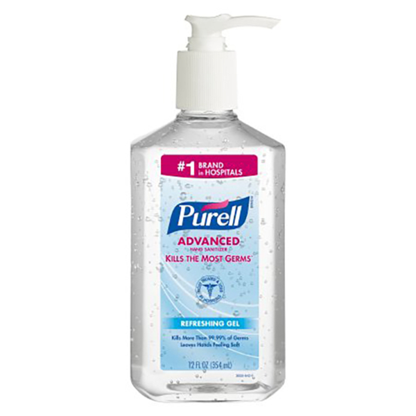 PURELL HAND SANITIZER 12oz BOTTLE 12/CS