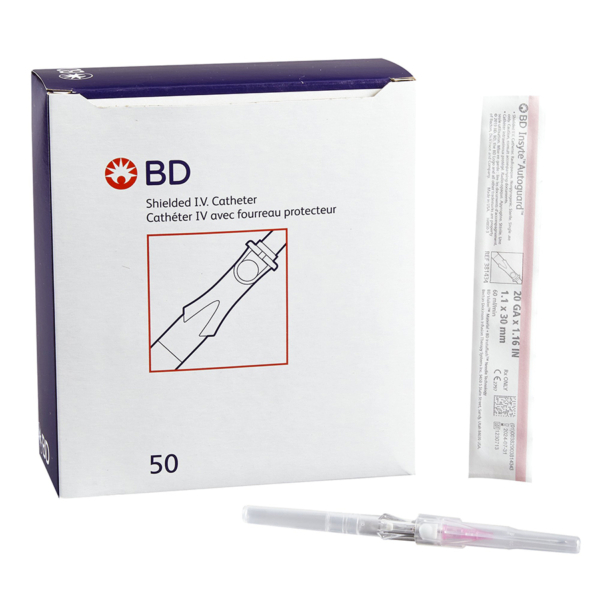 BD ANGIOCATH 20GX1.16 50/BX