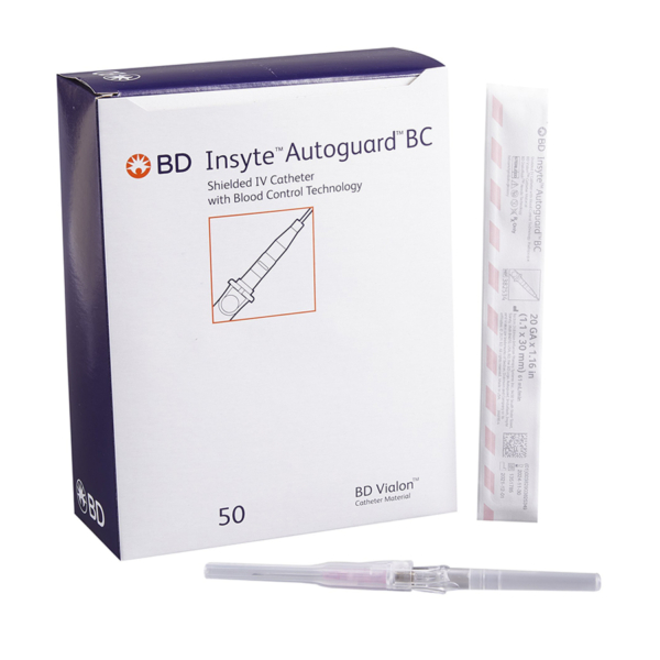 BD AUTOGUARD CATHETER 20GX1.16