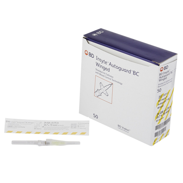 BD CATHETER AUTGURD 24 3/4