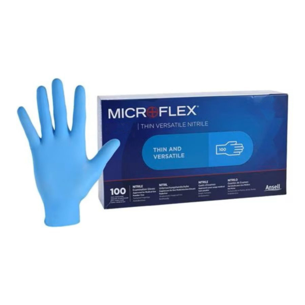 MICROFLEX NITRILE GLOVES PF L 100/BX