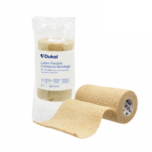 DUKAL 8045T COHESIVE BANDAGE TAN 4X5 18/C