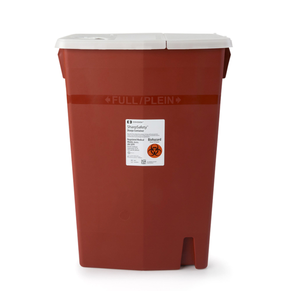 COVIDEN SHARPS CONTAINER 18 GL SINGLE