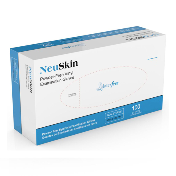 NEUSKIN VINYL EXAM GLOVE LARGE 100/BX