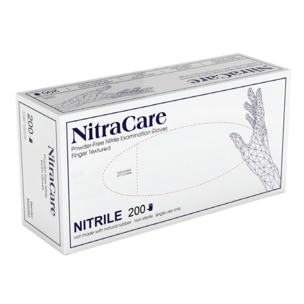 NITRACARE EXAM GLOVES PF M 2000/CS