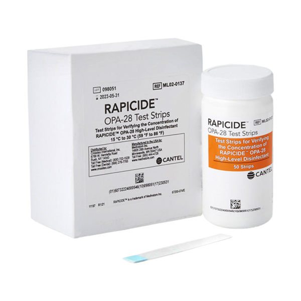 RAPICIDE OPA/28 TEST STRIP DISINFECTANT 2BT/BX