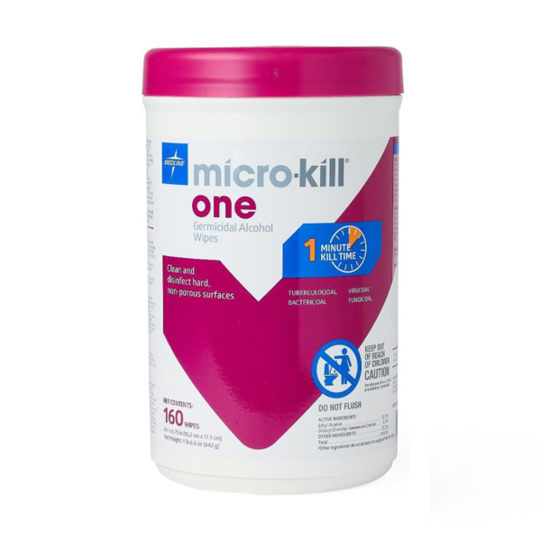 MICRO-KILL ONE ALC WIPES 160/C