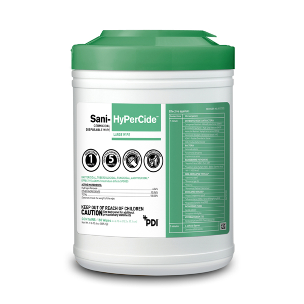 SANI-HYPERCIDE DISINFECTANT WIPES 160/CT