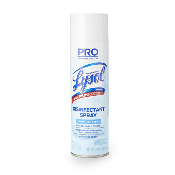 LYSOL DISINFECTANT SPRAY 19OZ CRISP LINEN
