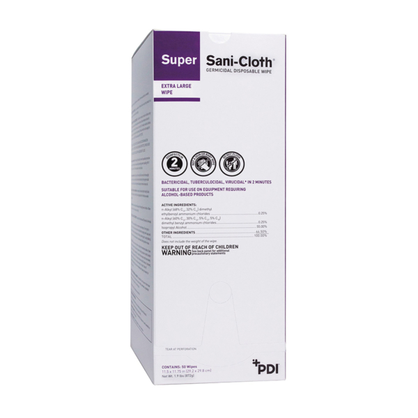 SANICLOTH 11.75X11.5 WIPE DISINFECTANT