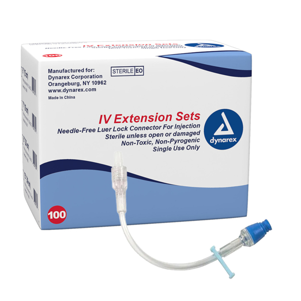 DYNAREX IV EXTENSION SET 6" 100/BX