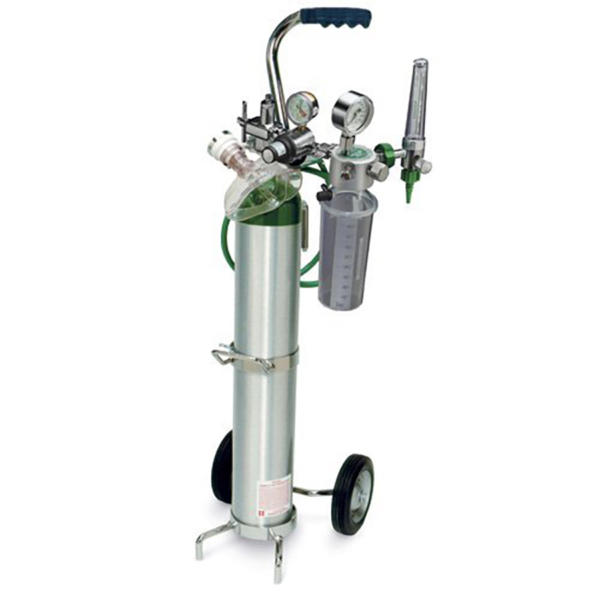 MRI OXYGEN M ALUMINUM CYLINDER CART