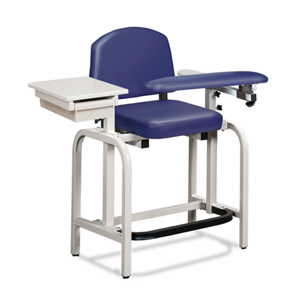 CLINTON EXTRA-TALL BLOOD DRAW CHAIR & DRAWER